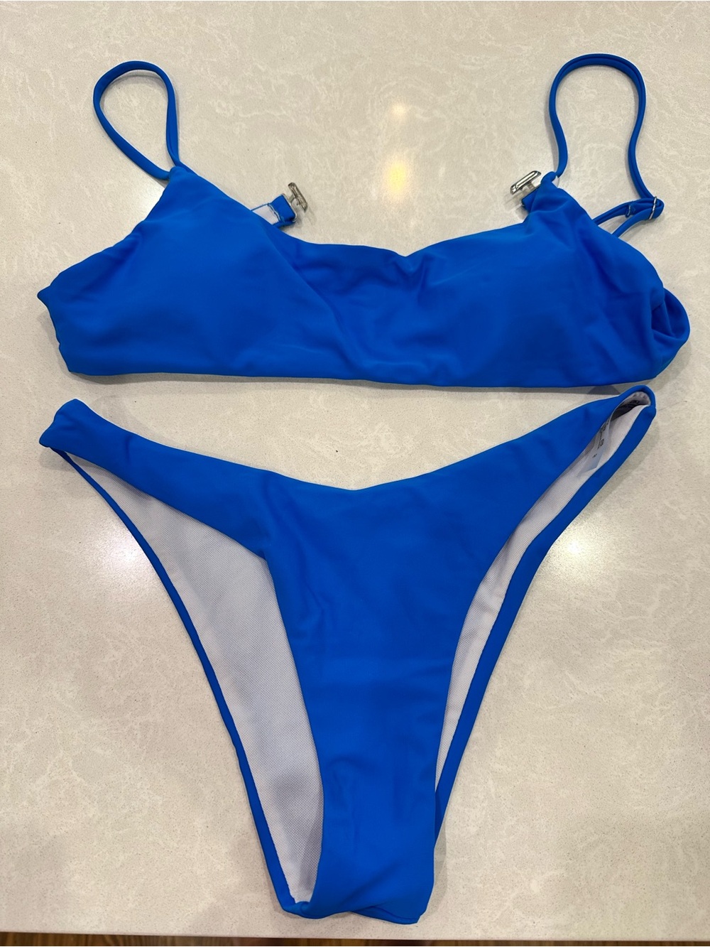 Blue Women's Two-Piece Bikini Set